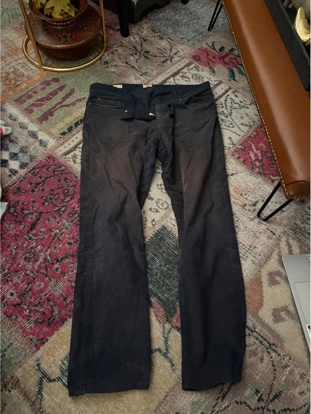 J.Crew mens RARE HTF out jeans black dark wash slim fit